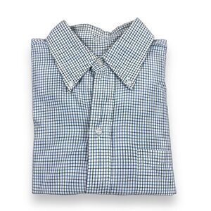 Brooks Brothers Shirt Mens Size‎ 16.5 R Checked Long Sleeve Button Down